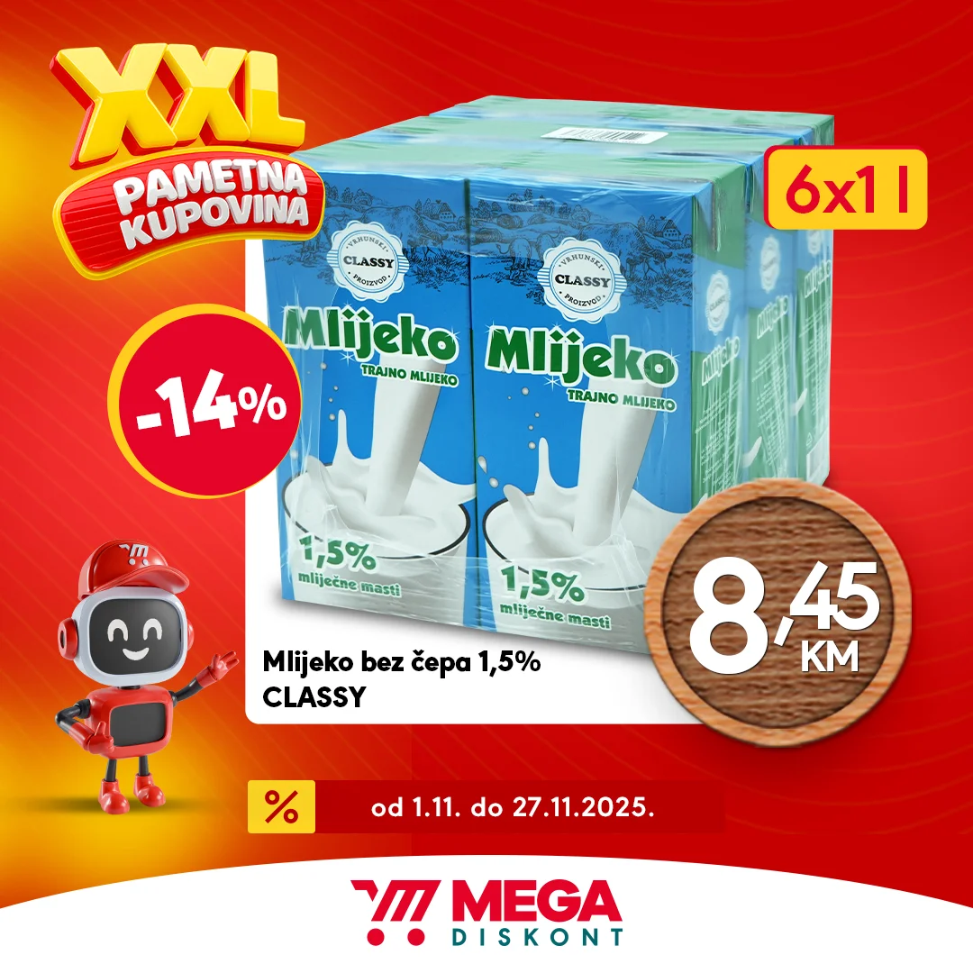 Mega Diskont XXL PONUDA 1-27.11.2025. 