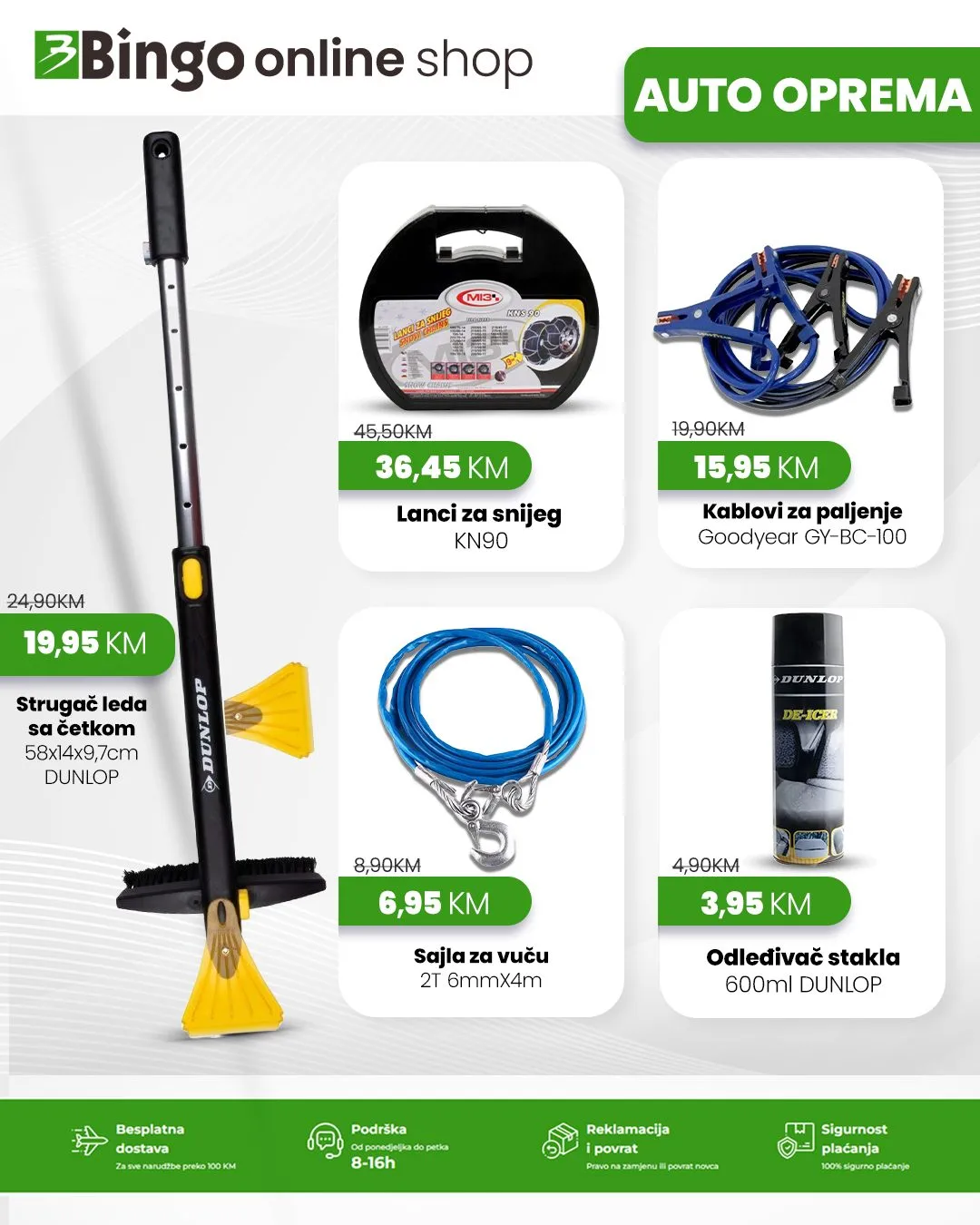 Bingo online shop AUTO OPREMA - SNIŽENJE do 30.11.2025.