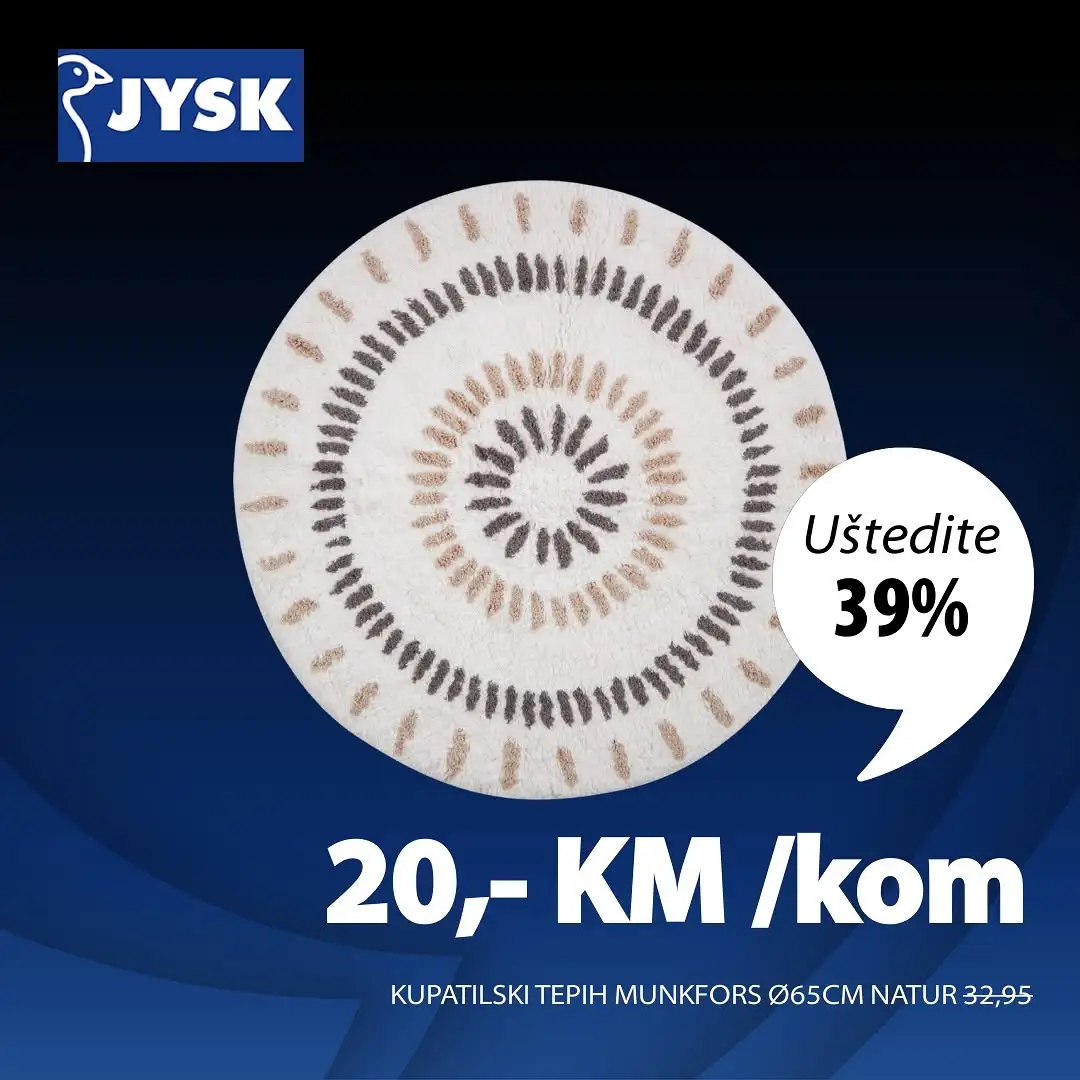 Jysk BLACK FRIDAY SNIŽENJE DO 70% akcija do 30.11.2025.