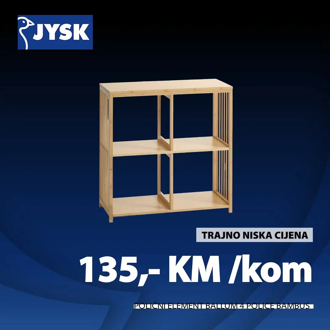 Jysk BLACK FRIDAY SNIŽENJE DO 70% akcija do 30.11.2025.