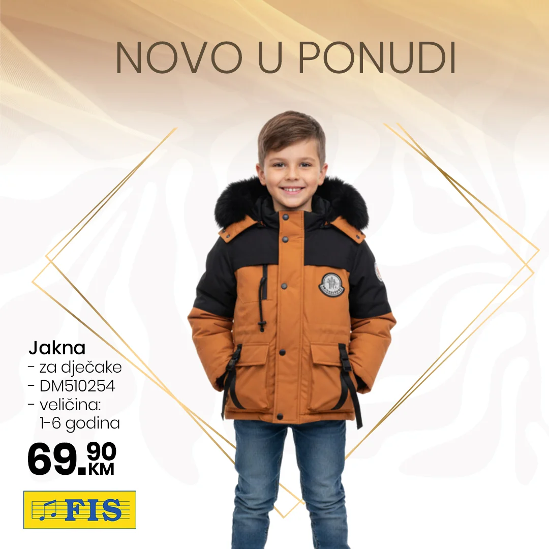 Novo u FIS ponudi – dječije zimske jakne za hladne dane - novembar 2025.