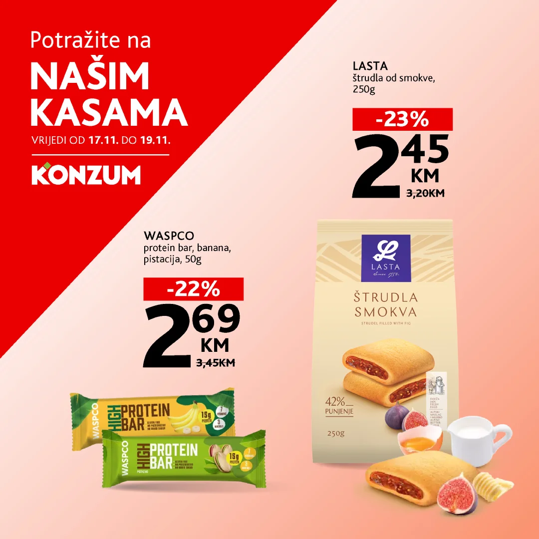 Konzum AKCIJA NA KASAMA 