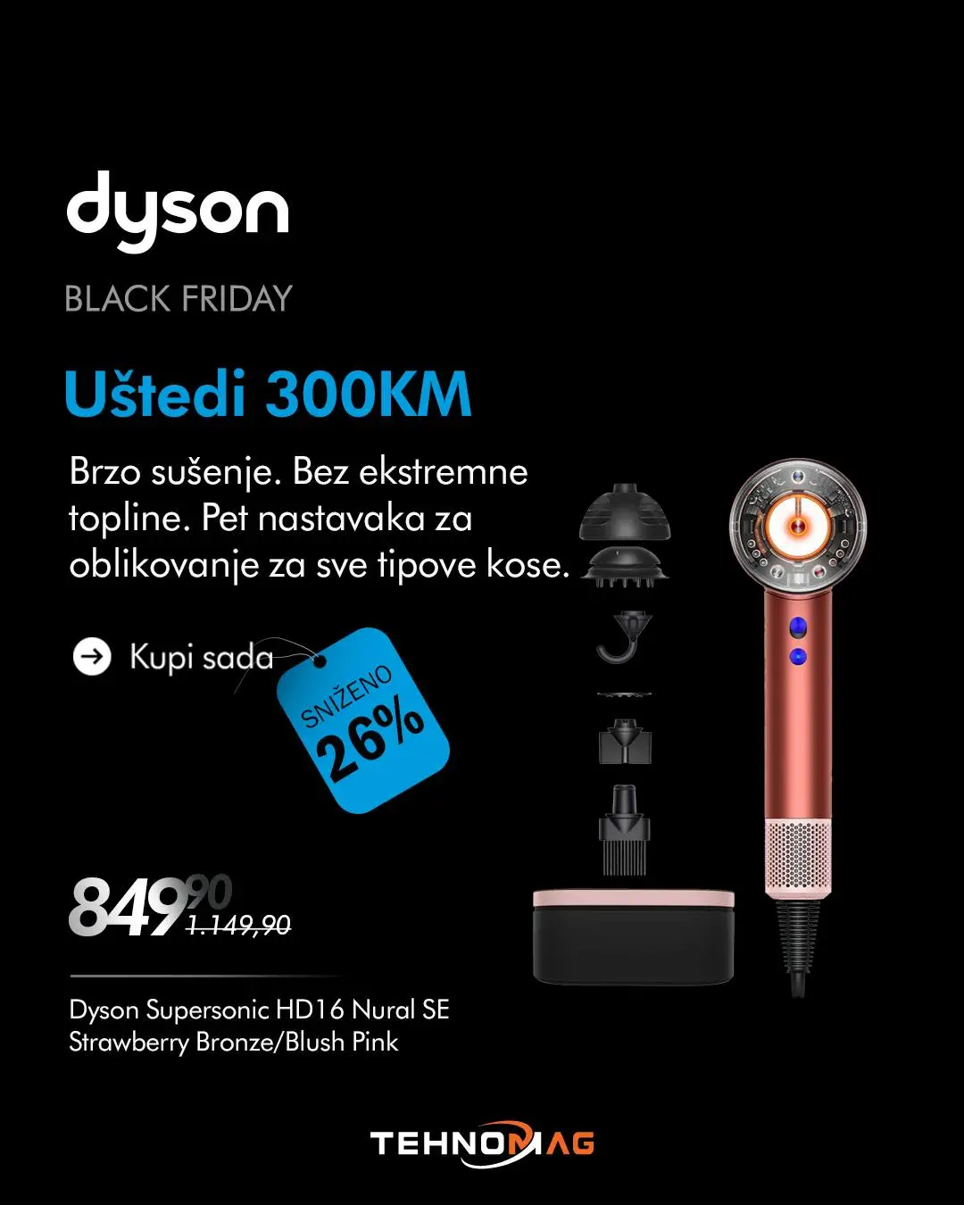 dyson SNIŽENJE ~ uštedite i do 800 KM