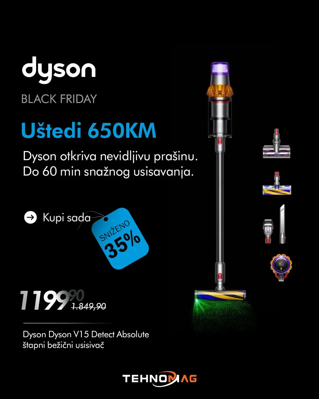 dyson SNIŽENJE ~ uštedite i do 800 KM
