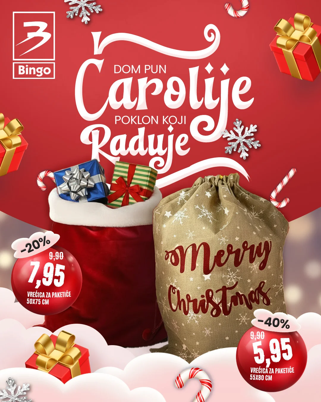 Bingo katalog ČAROLIJA DARIVANJA decembar 2025. 