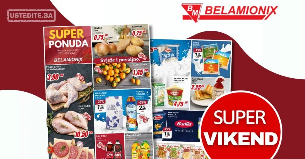 Belamionix vikend akcija 20-23.11.2025.
