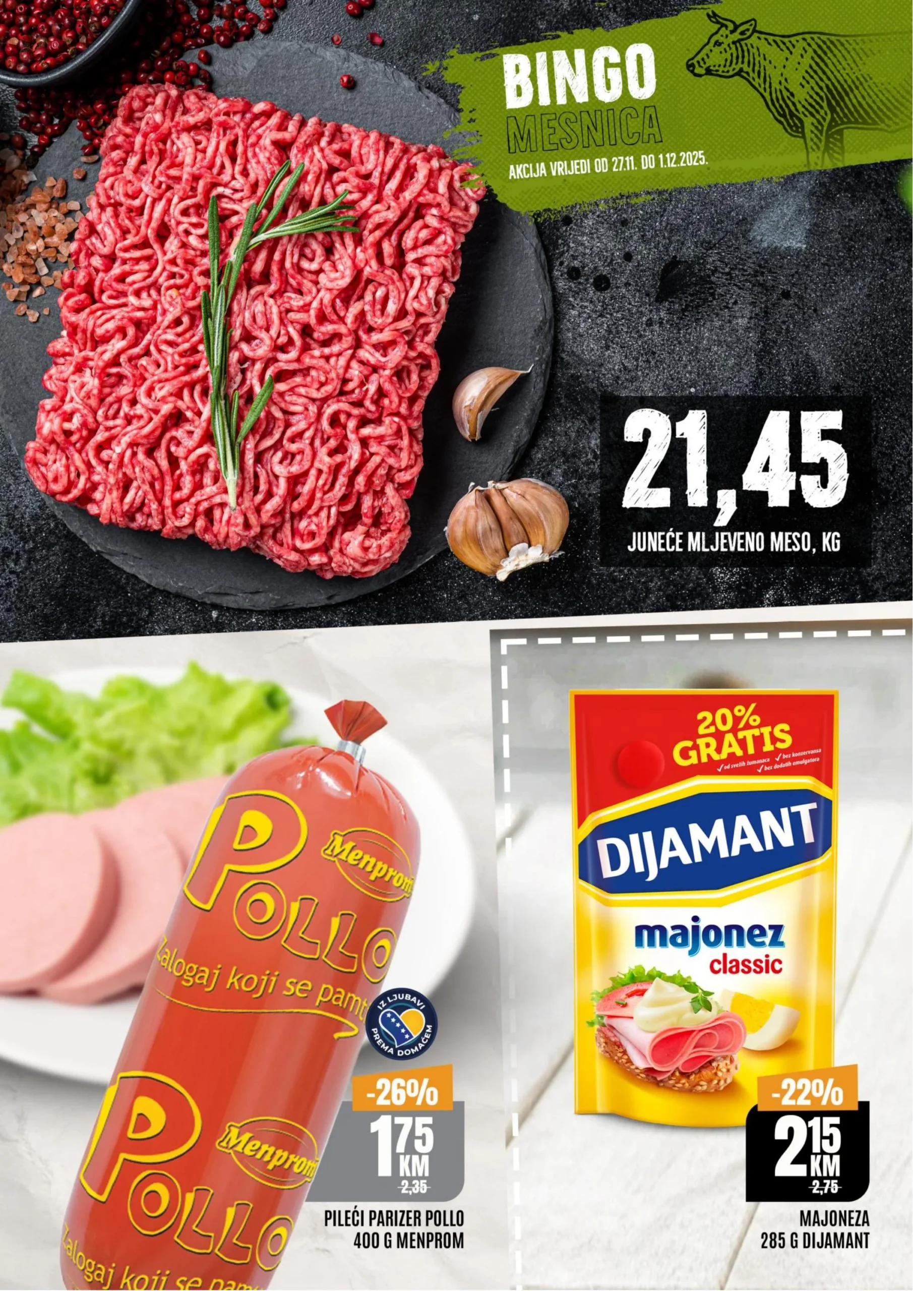 Bingo vikend akcija 27-30.11.2025.