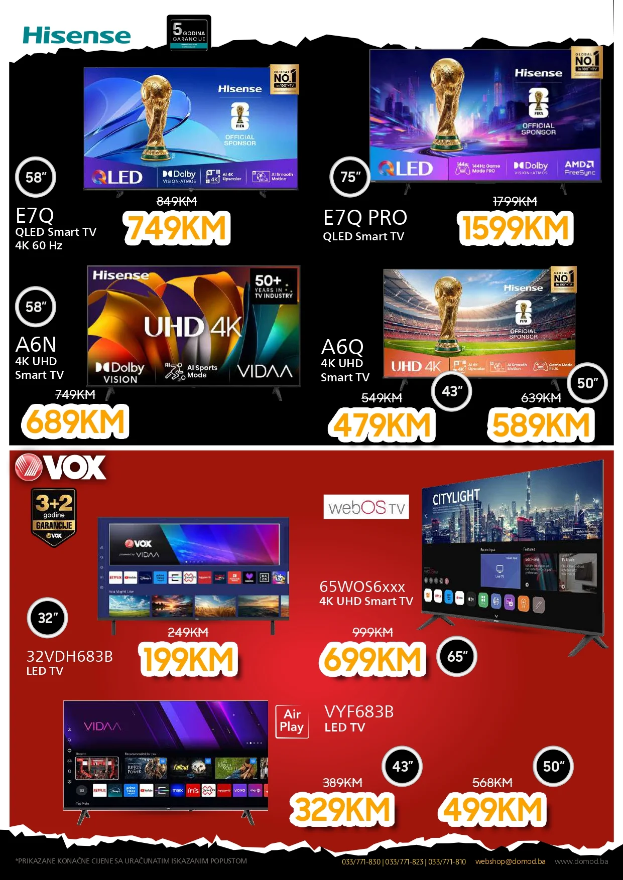 Domod BLACK FRIDAY