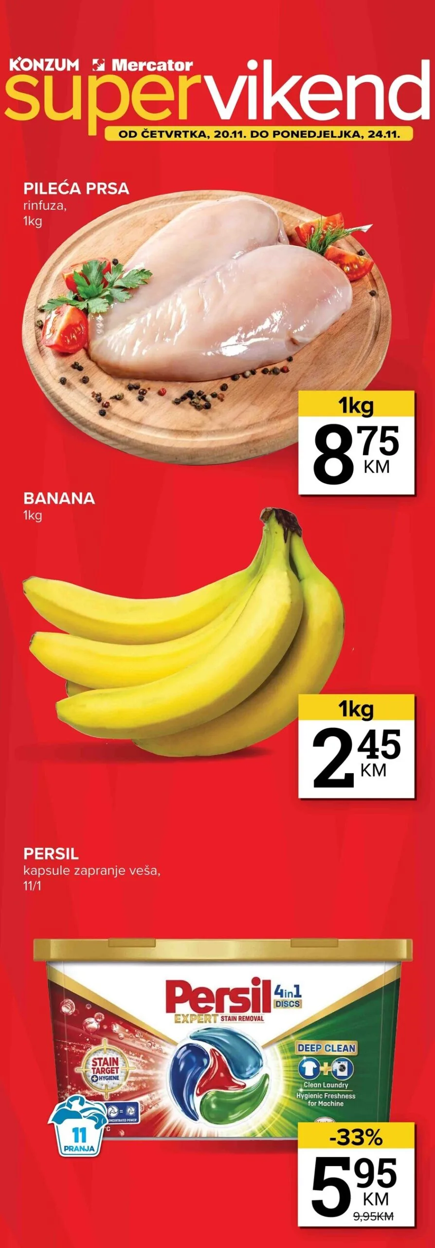 Konzum vikend akcija 