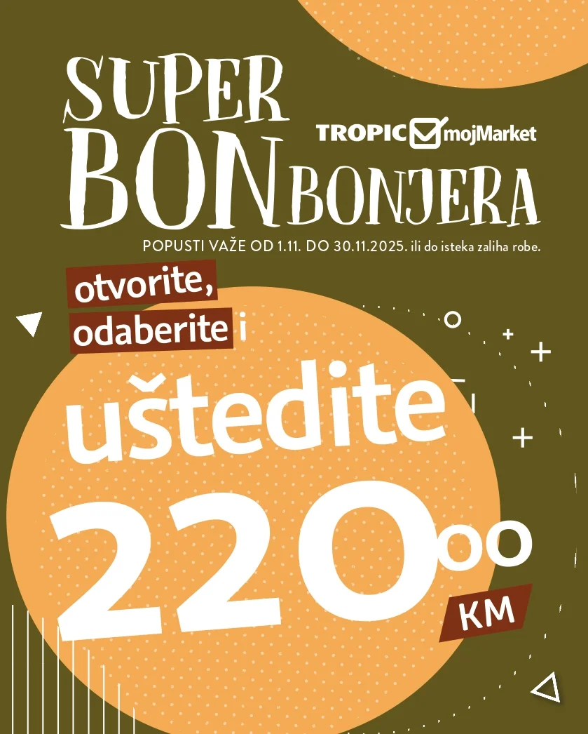 Tropic BONBONJERA 1-30.11.2025. 