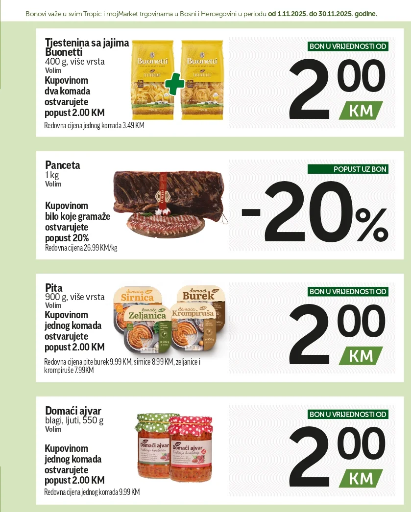 Tropic BONBONJERA 1-30.11.2025. 