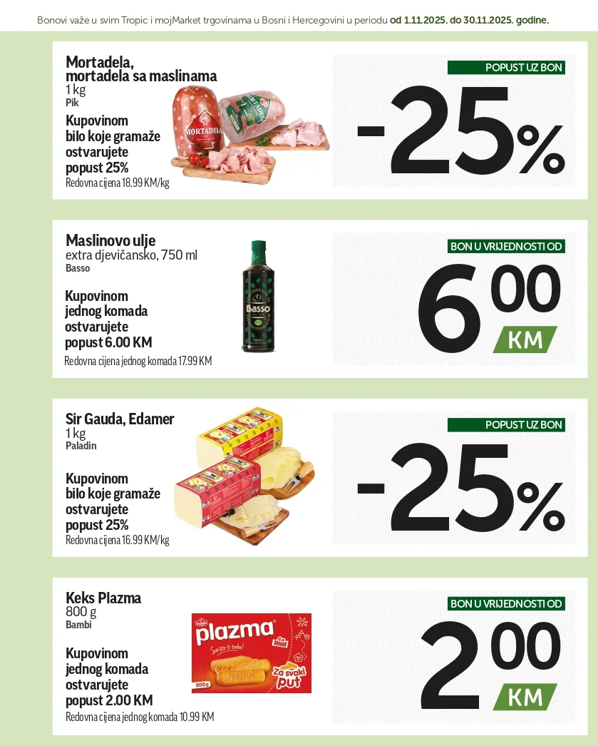Tropic BONBONJERA 1-30.11.2025. 