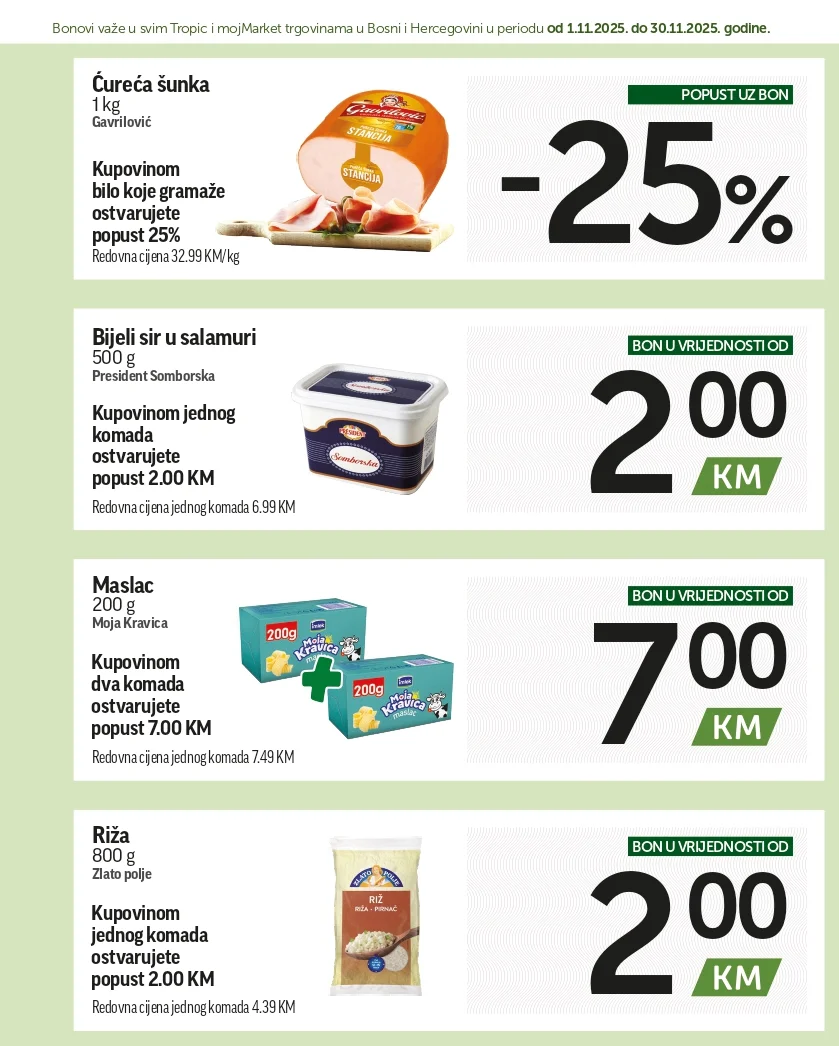 Tropic BONBONJERA 1-30.11.2025. 