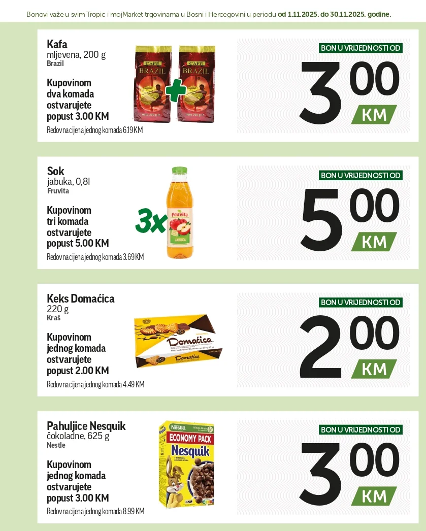 Tropic BONBONJERA 1-30.11.2025. 