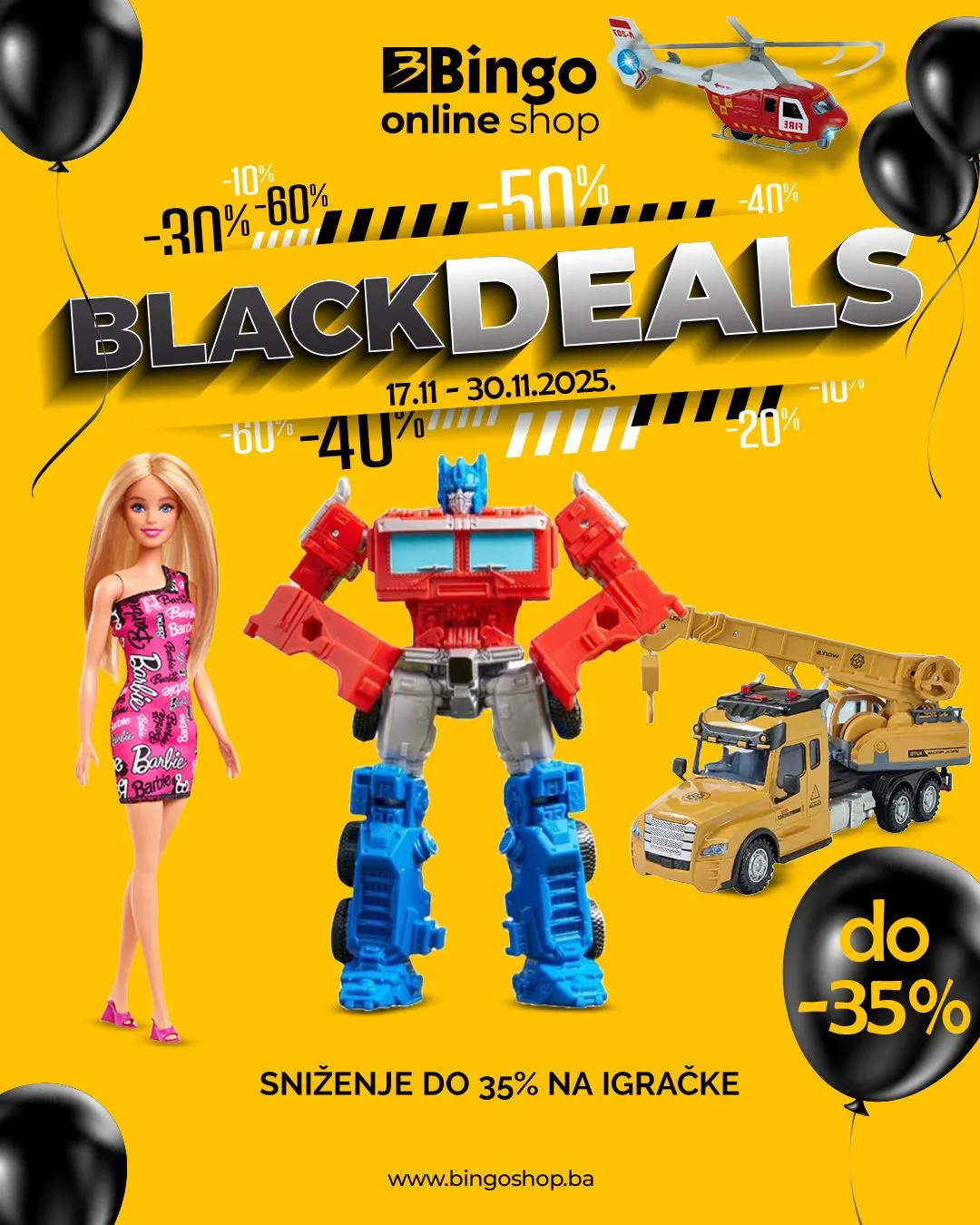Bingo online shop sniženje igračaka 