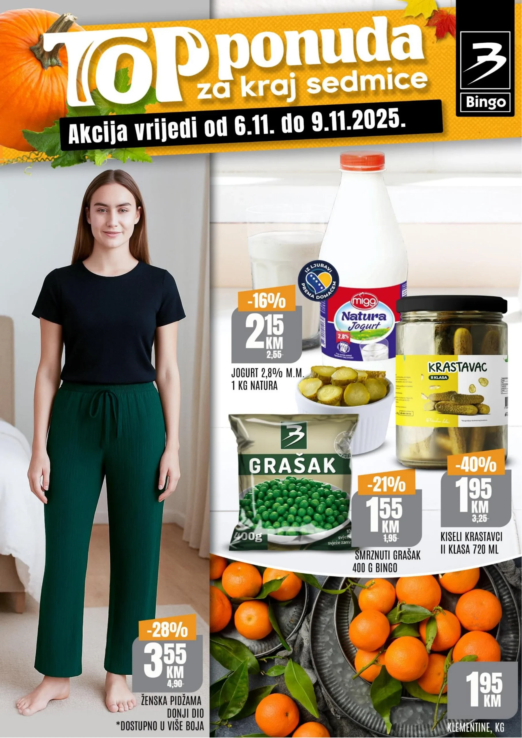 Bingo vikend akcija 6-9.11.2025