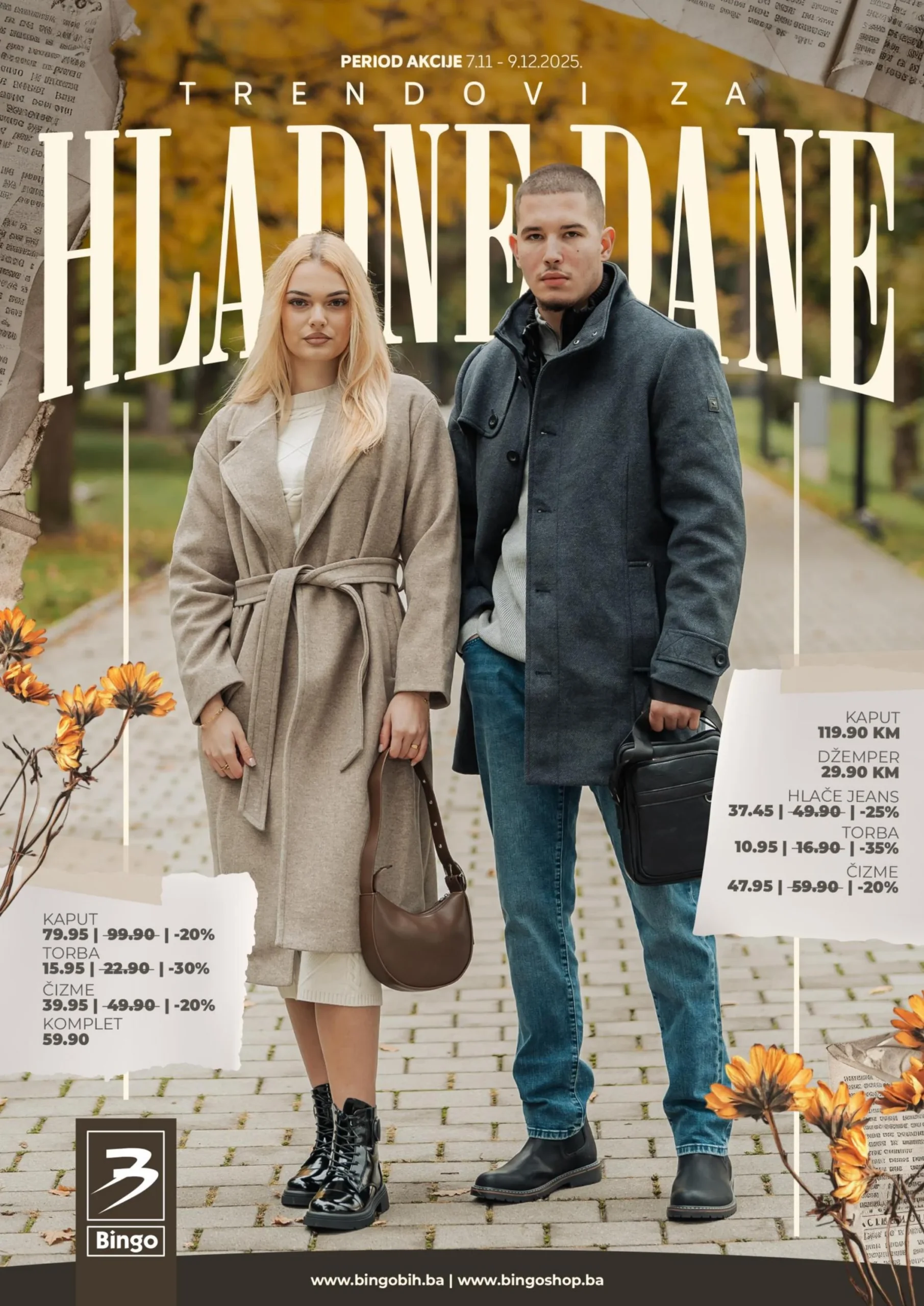 Bingo katalog ZIMSKA ODJEĆA – Trendovi za hladne dane 7.11–9.12.2025.