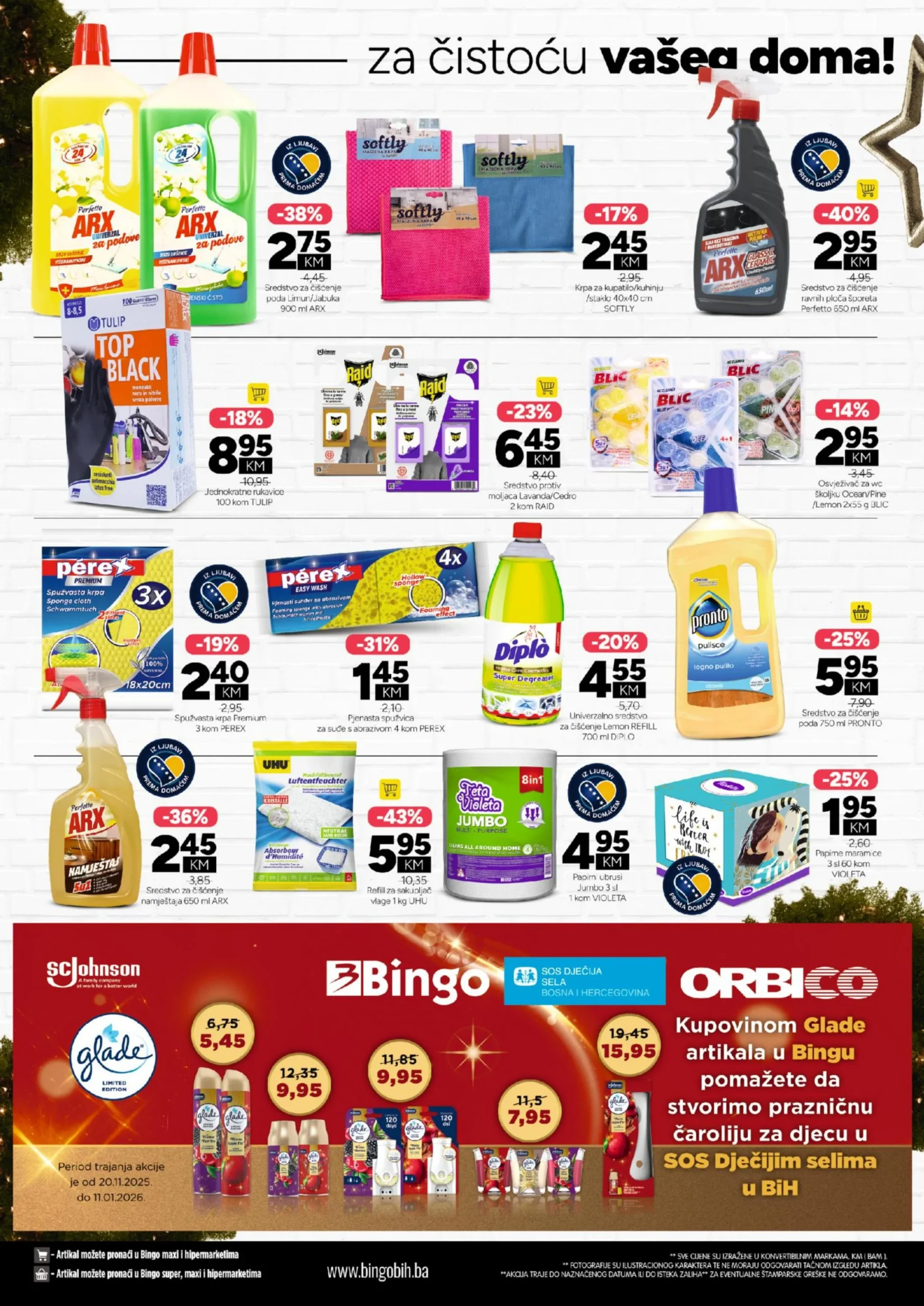 Bingo katalog NAMJEŠTAJ "SVE ZA DOM" 20.11.2025-11.1.2026.