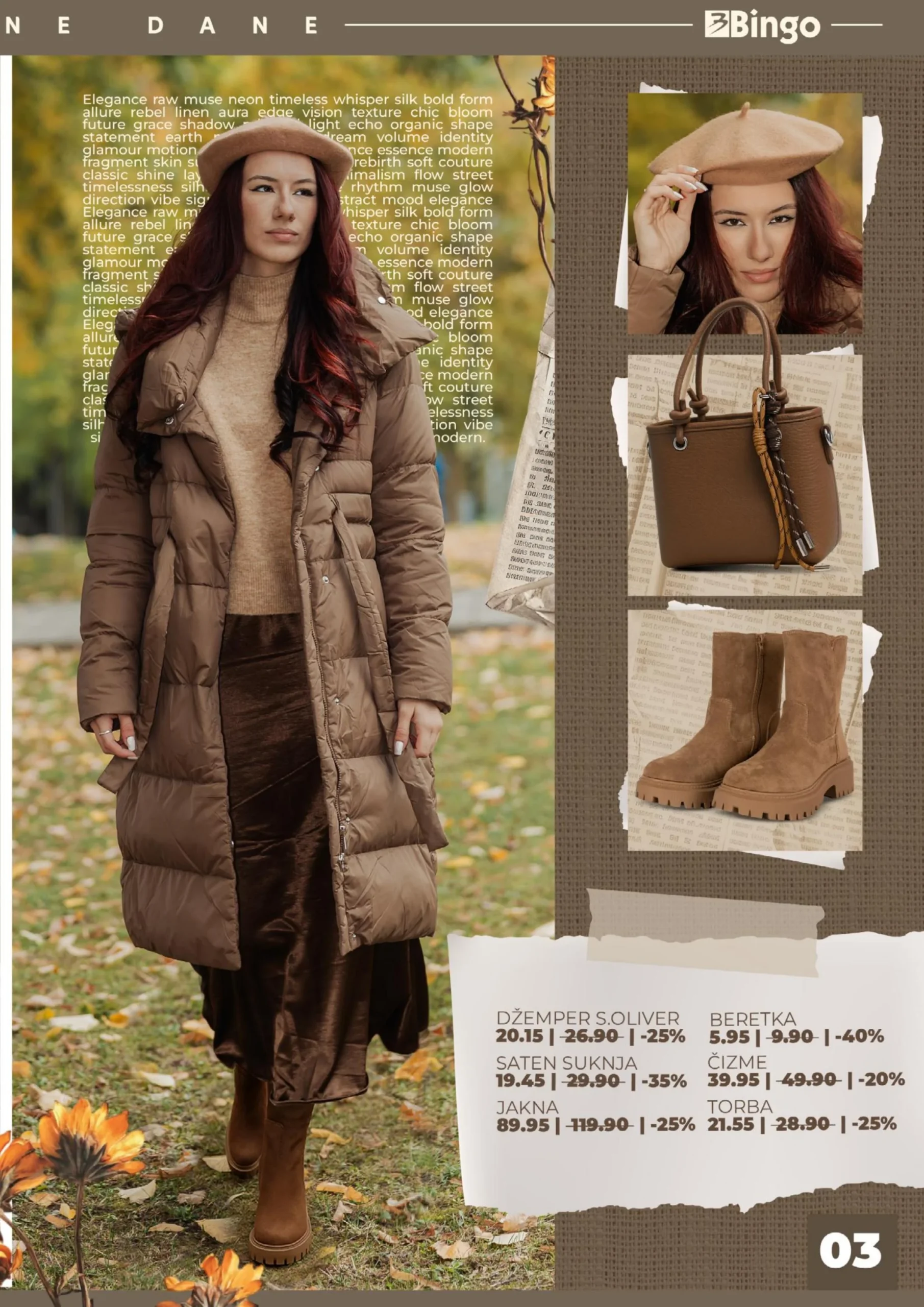 Bingo katalog ZIMSKA ODJEĆA – Trendovi za hladne dane 7.11–9.12.2025.