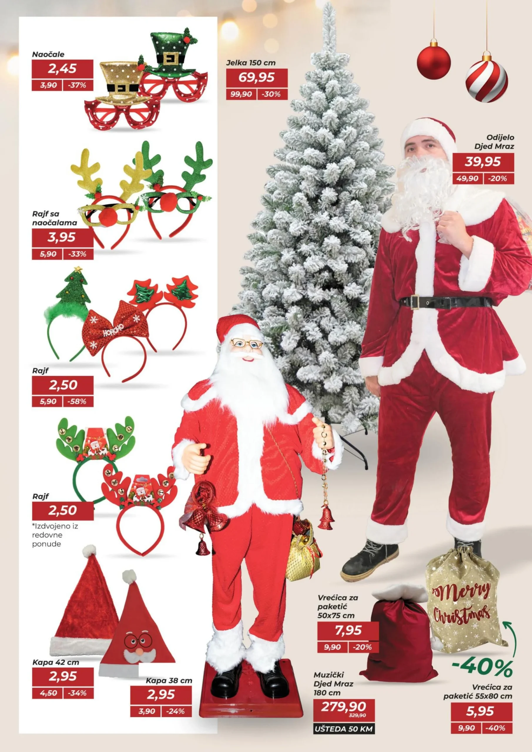 Bingo katalog Praznična magija – novogodišnji ukrasi i jelke 27.11.2025–7.1.2026.