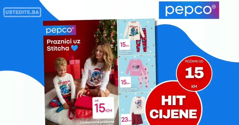 Pepco Stitch pidžame - zima 2025.