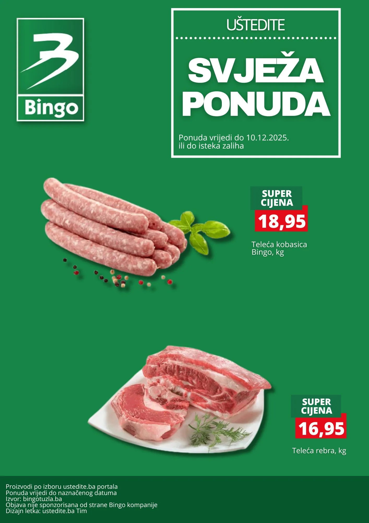 Bingo akcija SVJEŽE MESO