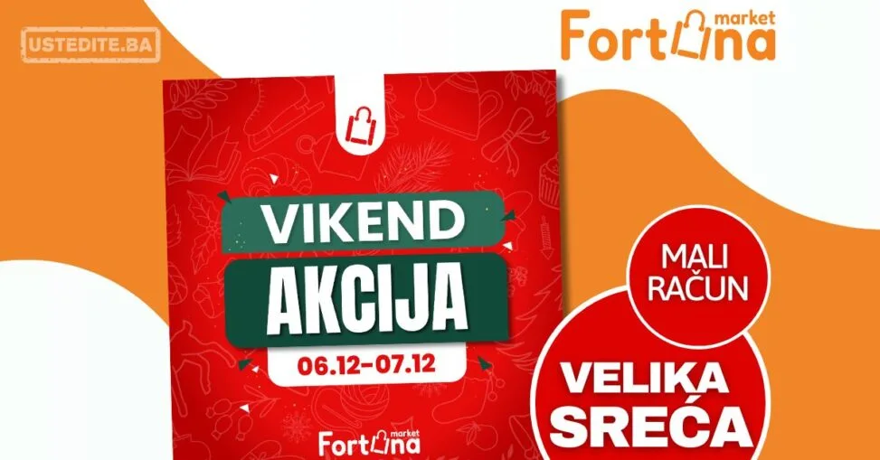 Fortuna vikend akcija 6-7.12.2025.