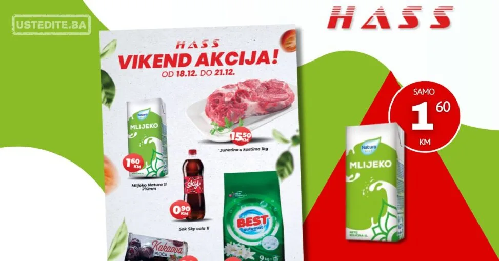 Hass komerc vikend akcija 18-21.12.2025.