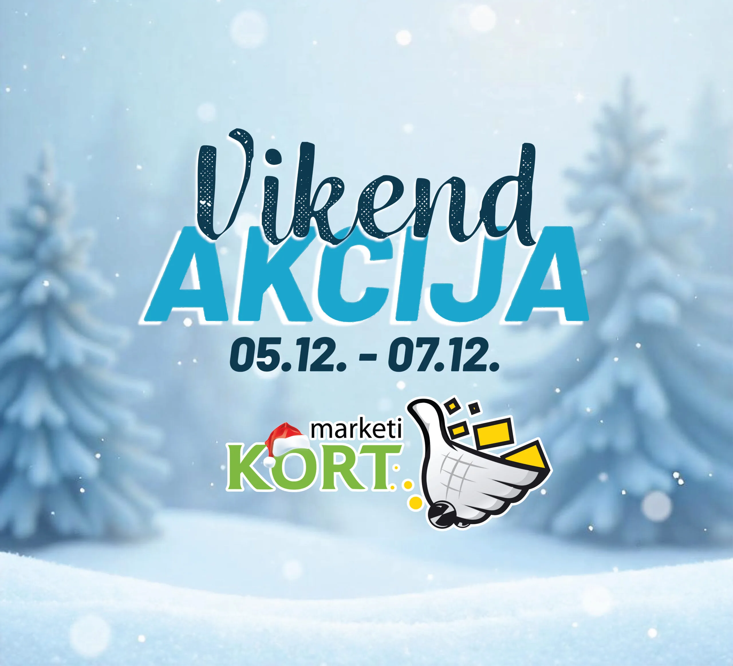 Kort vikend akcija 5-7.12.2025.
