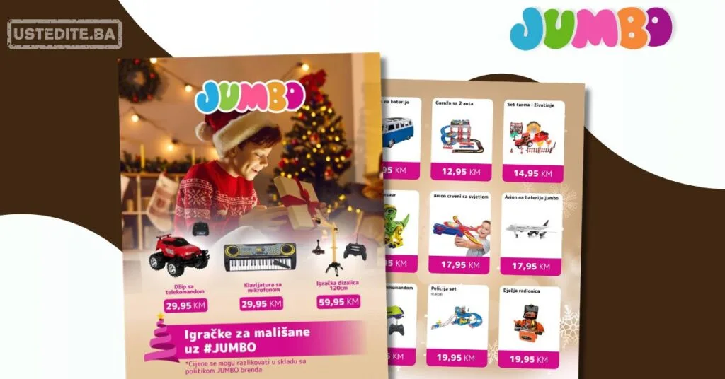 Jumbo NOVOGODIŠNJA AKCIJA IGRAČAKA - decembar 2025.