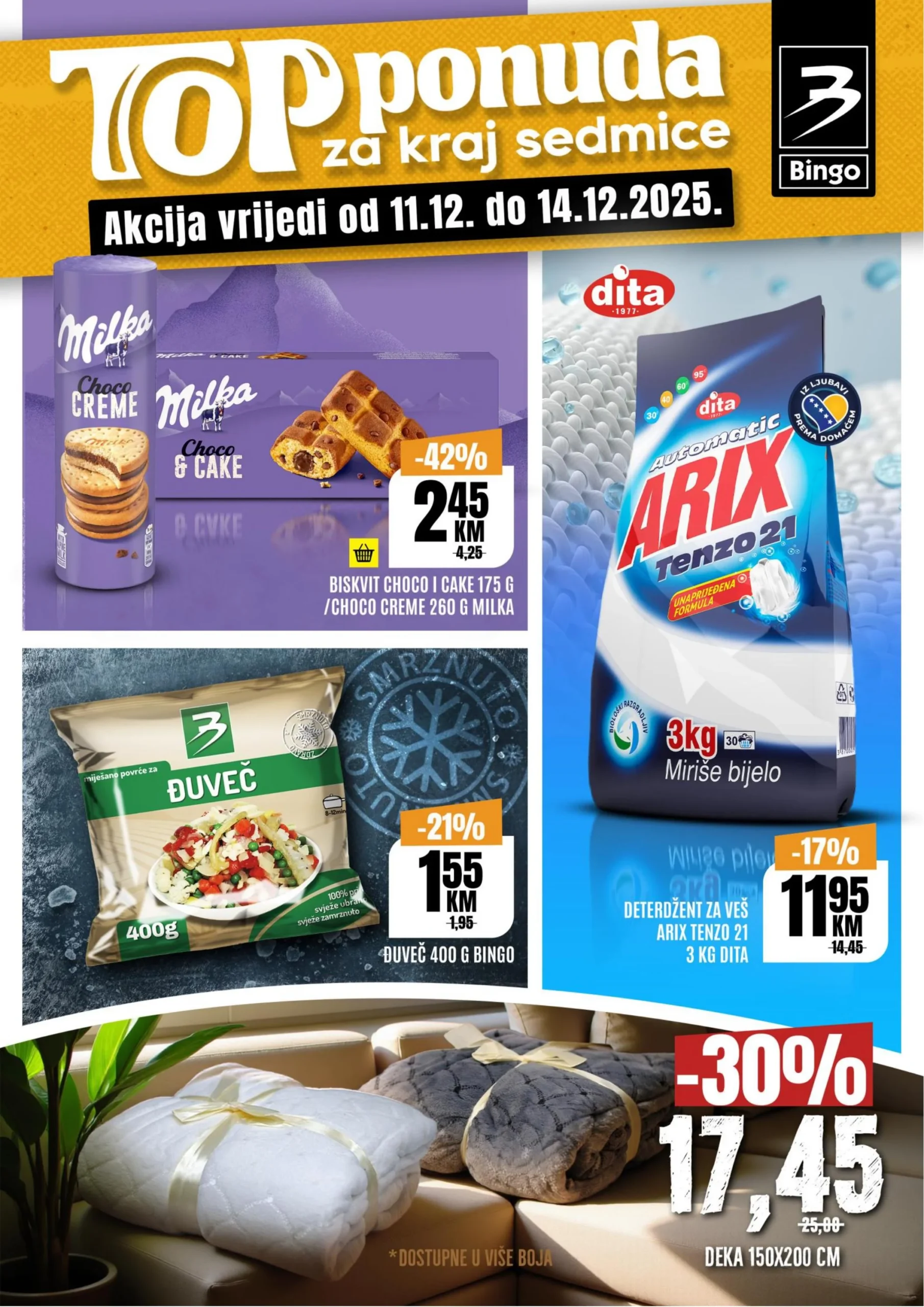 Bingo vikend akcija 11-14.12.2025.