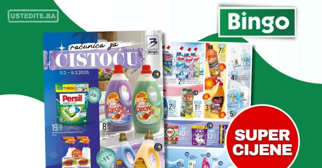 Bingo katalog SVE ZA ČIŠČENJE 11.2-9.3.2026.