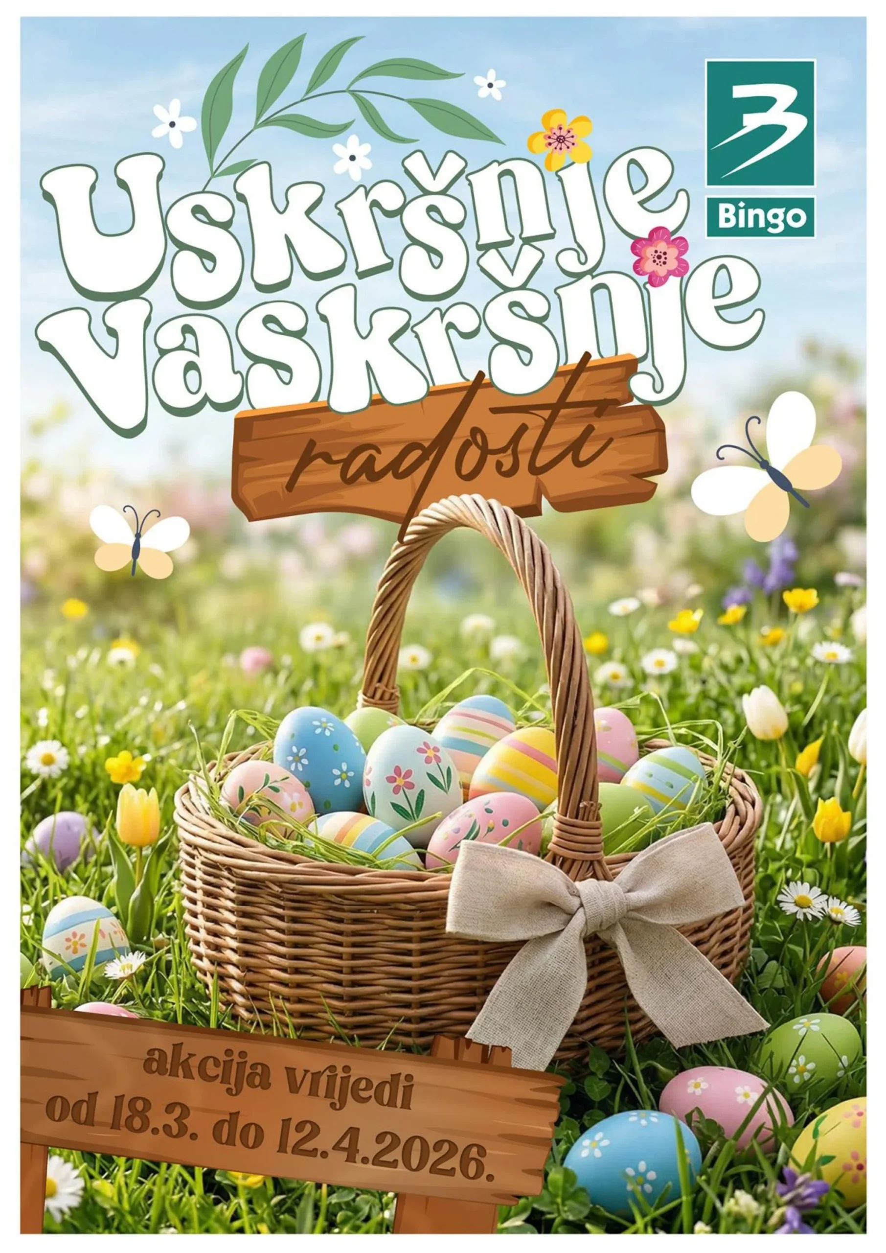 Bingo katalog USKRŠNJE/VASKRŠNJE RADOSTI 18.3-12.4.2026.