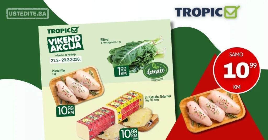 Tropic vikend akcija 27-29.3.2026.