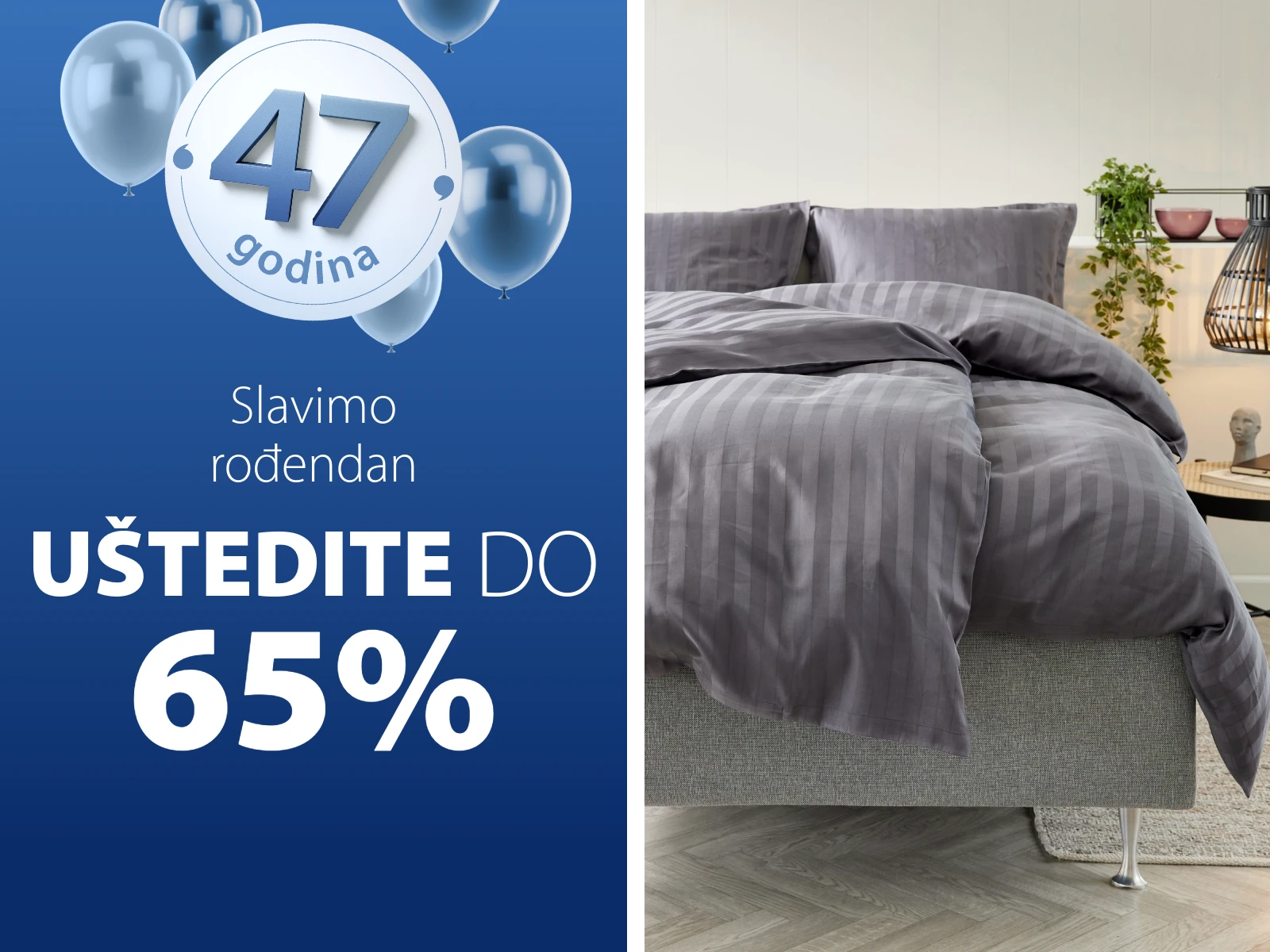 Jysk slavi rođendan - sniženje do 31.3.2026.