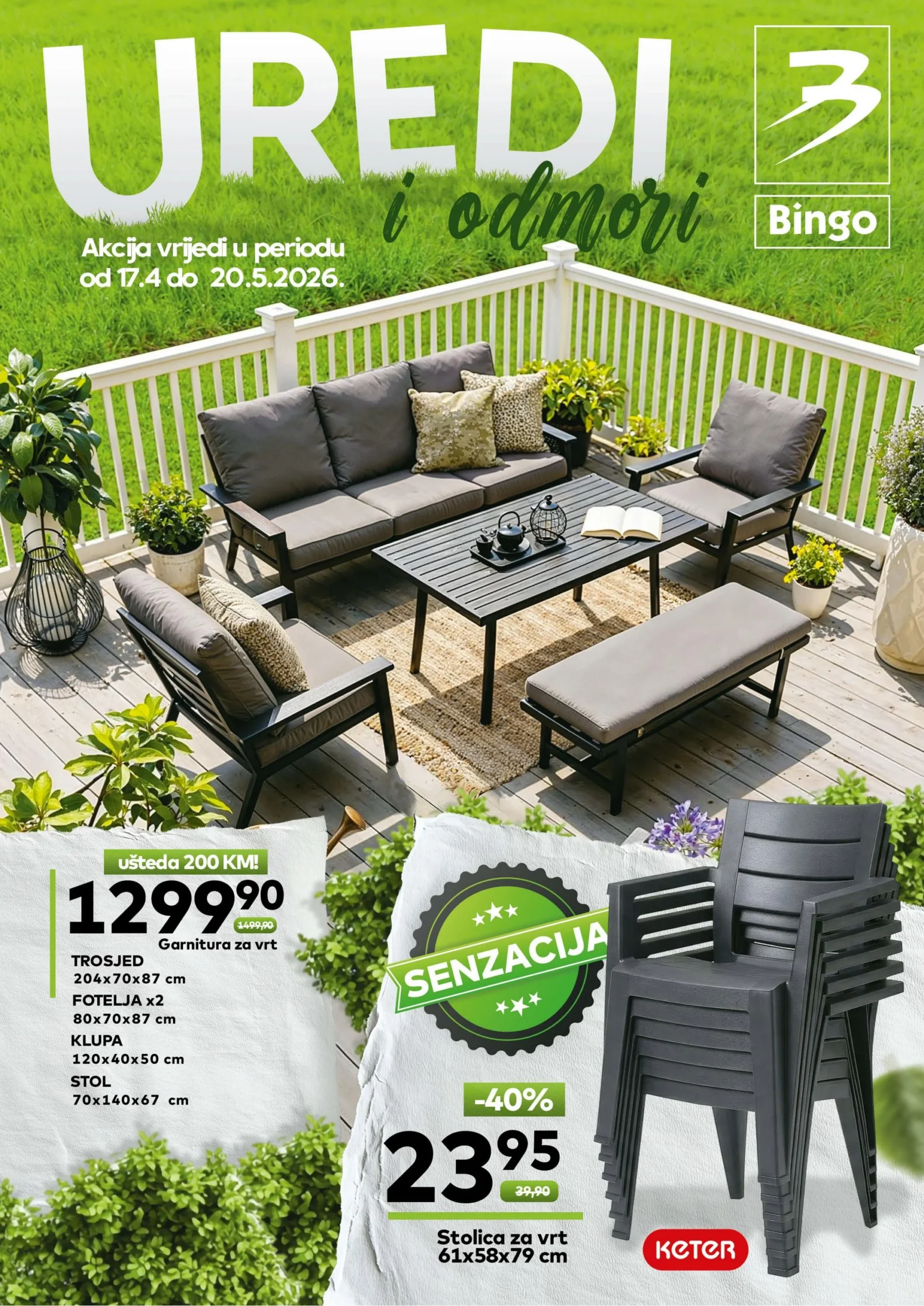Bingo katalog UREDI I ODMORI 17.4-20.5.2026.