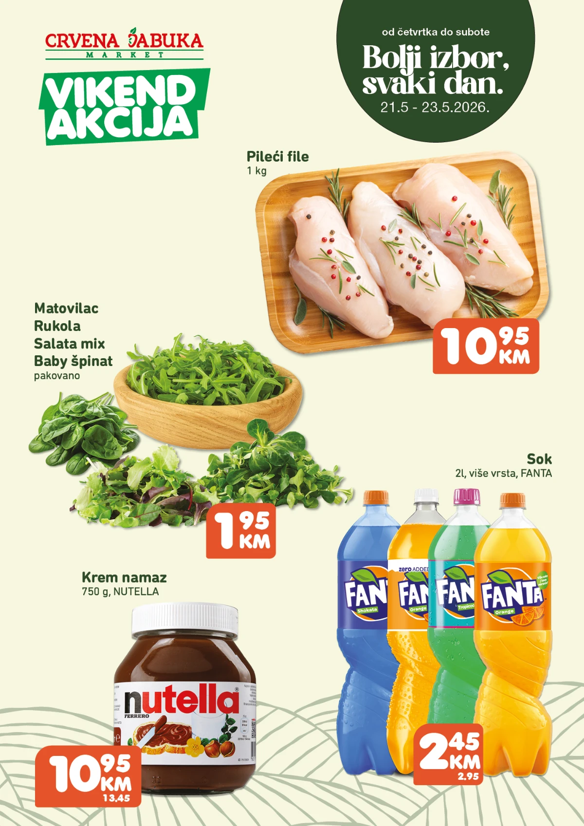 Crvena jabuka vikend akcija