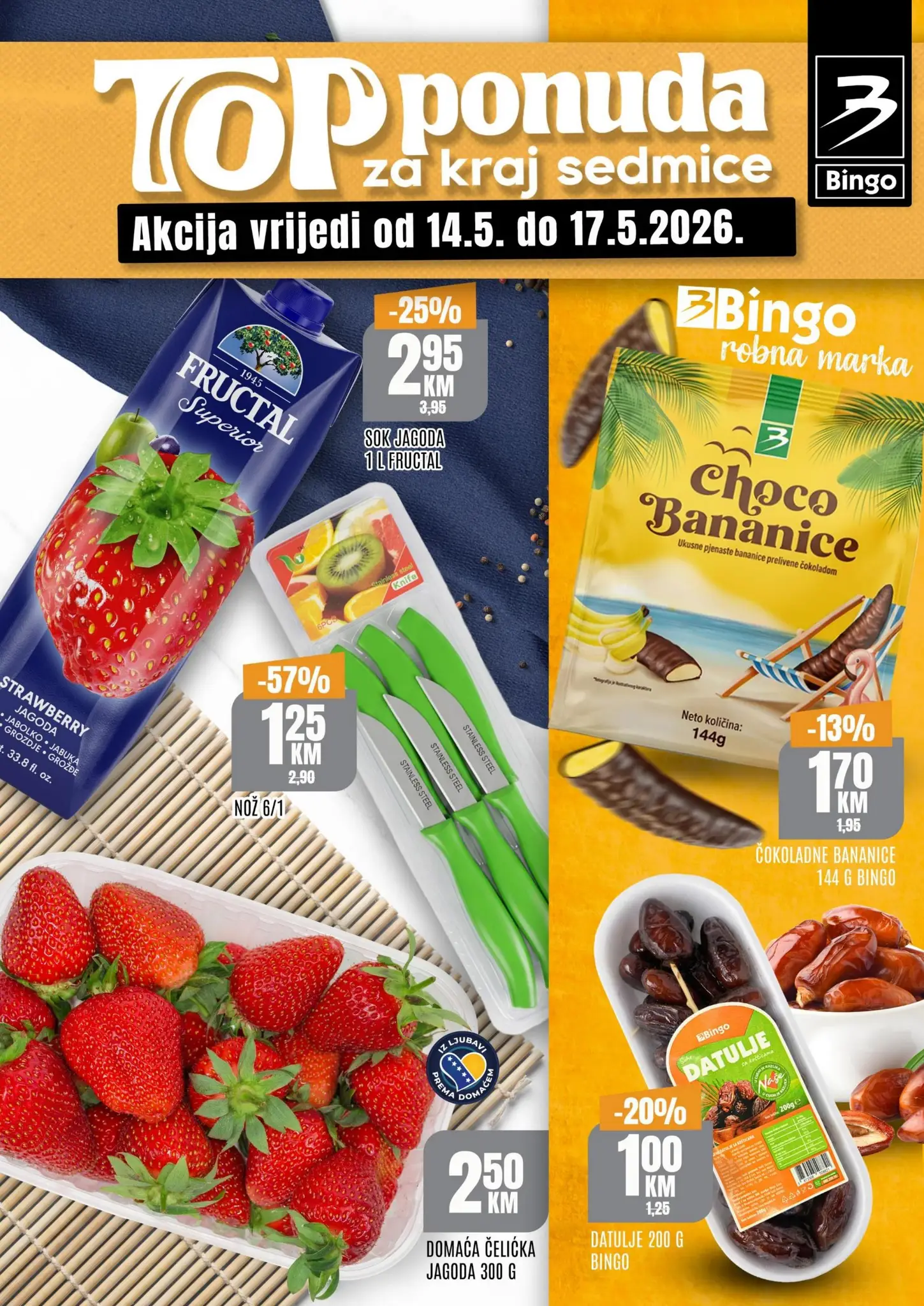 Bingo vikend akcija 14-17.5.2026.