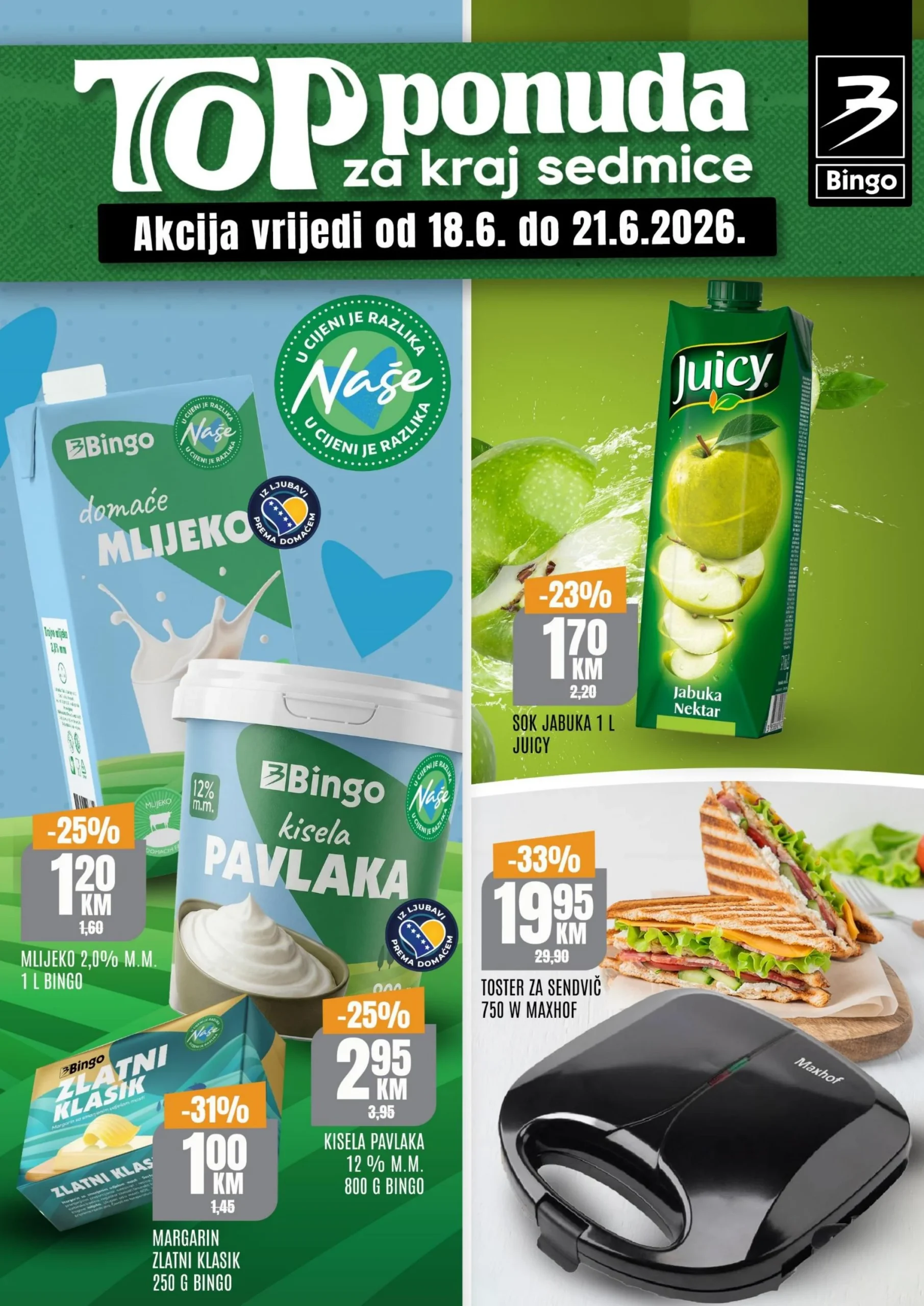 Bingo vikend akcija 18-21.6.2026. - str. 1