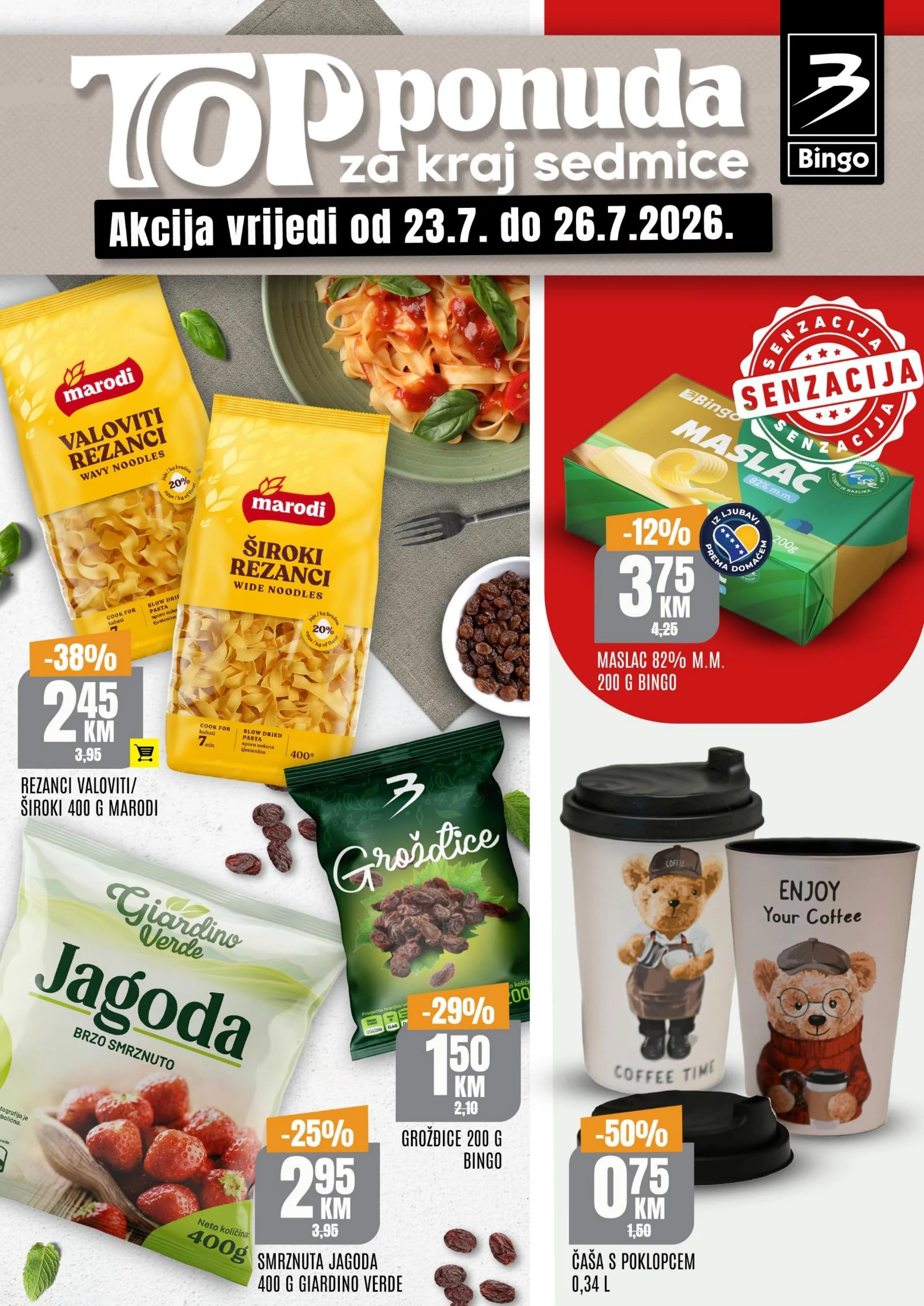 Bingo vikend akcija 23-26.7.2026. - str. 1