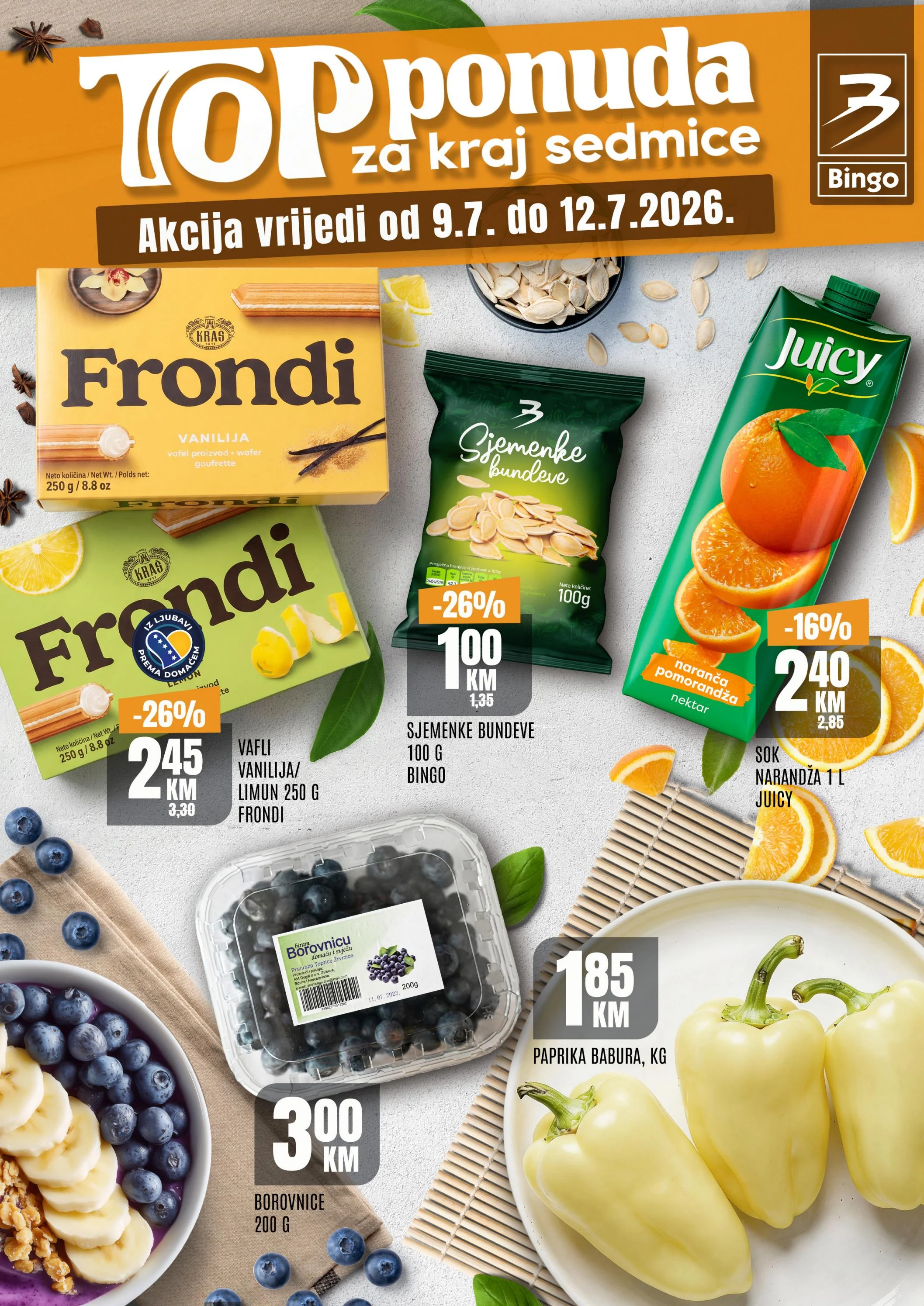 Bingo vikend akcija 9-12.7.2026. - str. 1