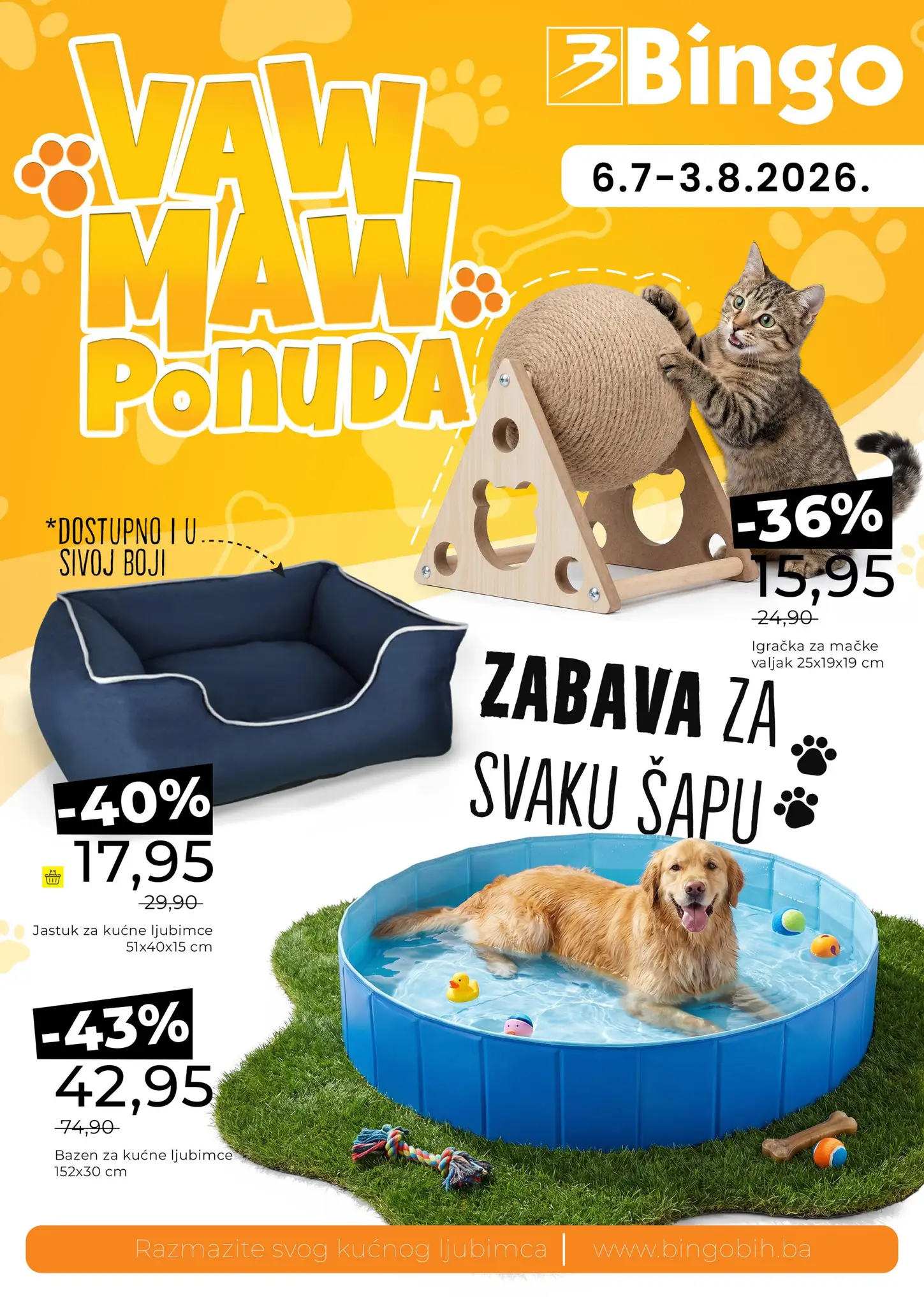 Bingo katalog VAW MAW PONUDA 6.7-3.8.2026 - str. 1