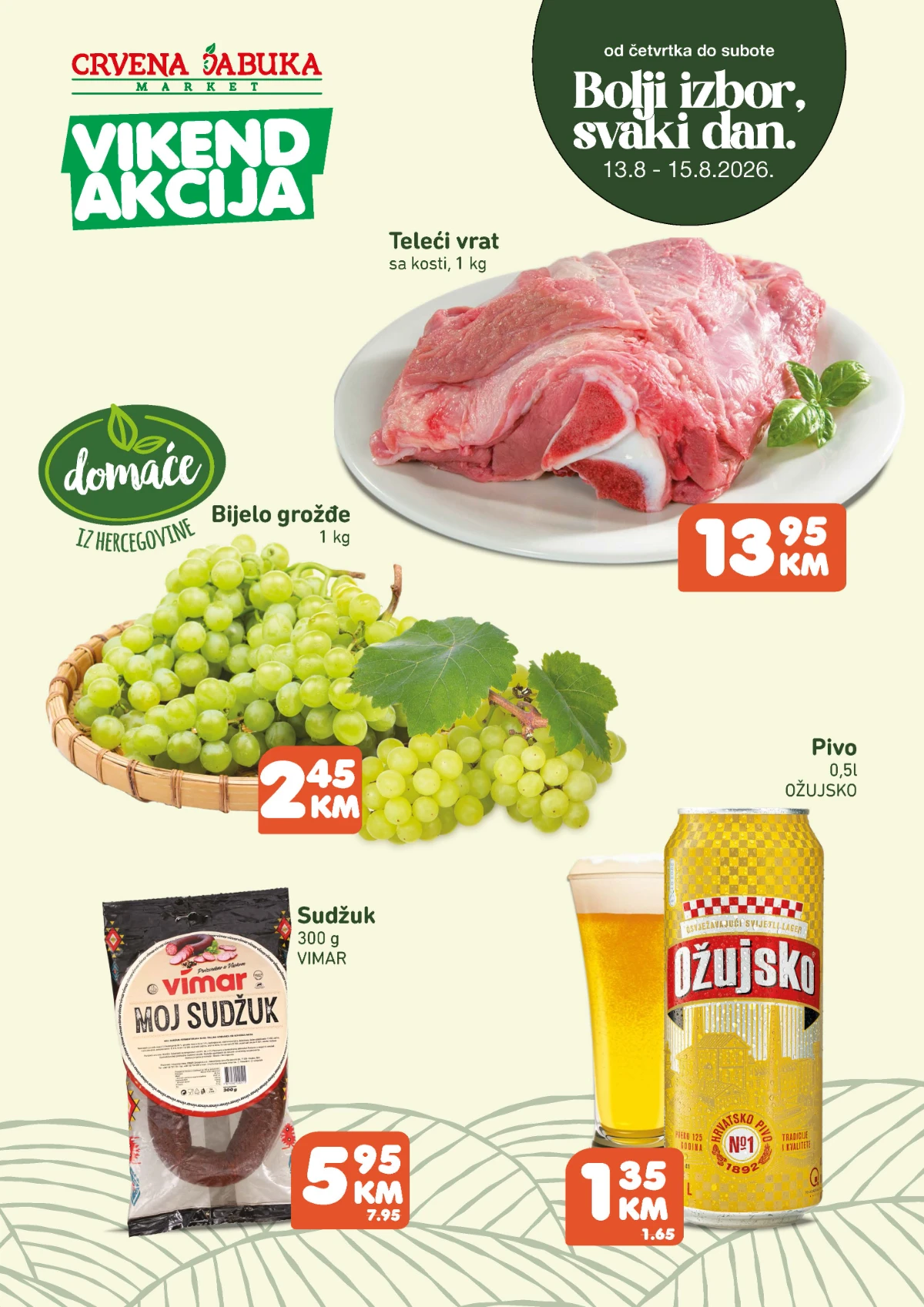 Crvena jabuka vikend akcija 13-15.8.2026. - str. 1