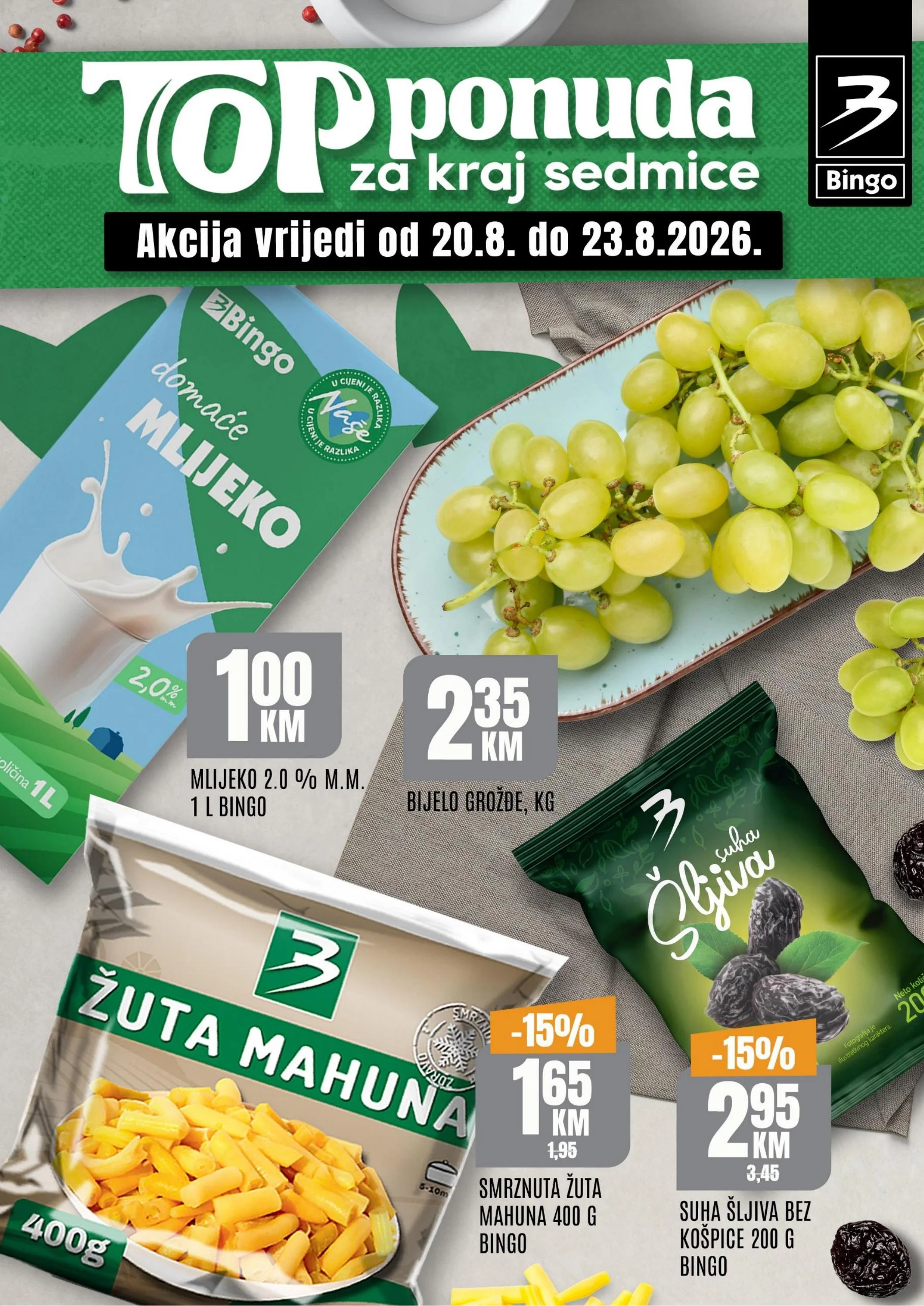 Bingo vikend akcija 20-23.8.2026. - str. 1