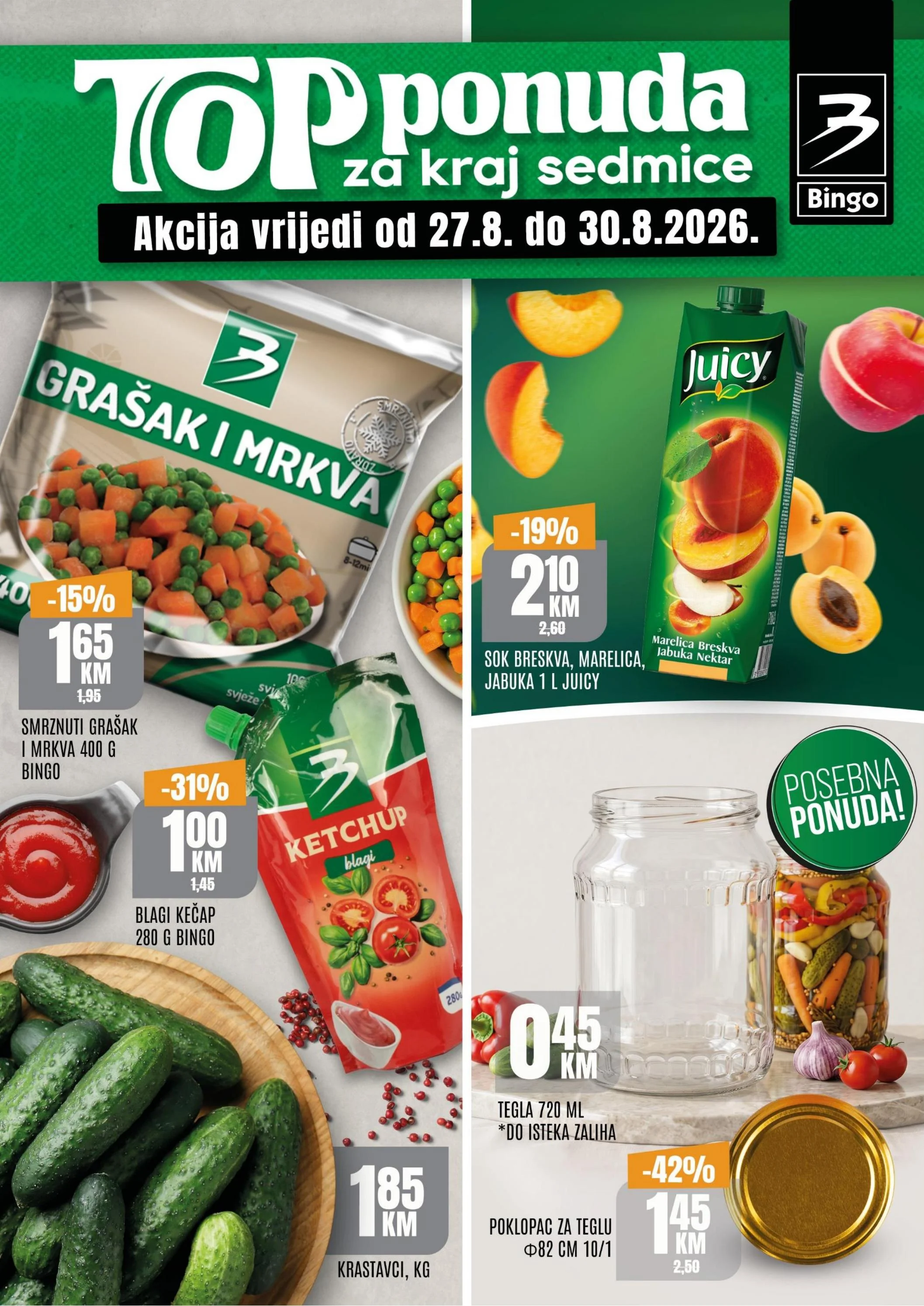 Bingo vikend akcija 27-30.8.2026. - str. 1