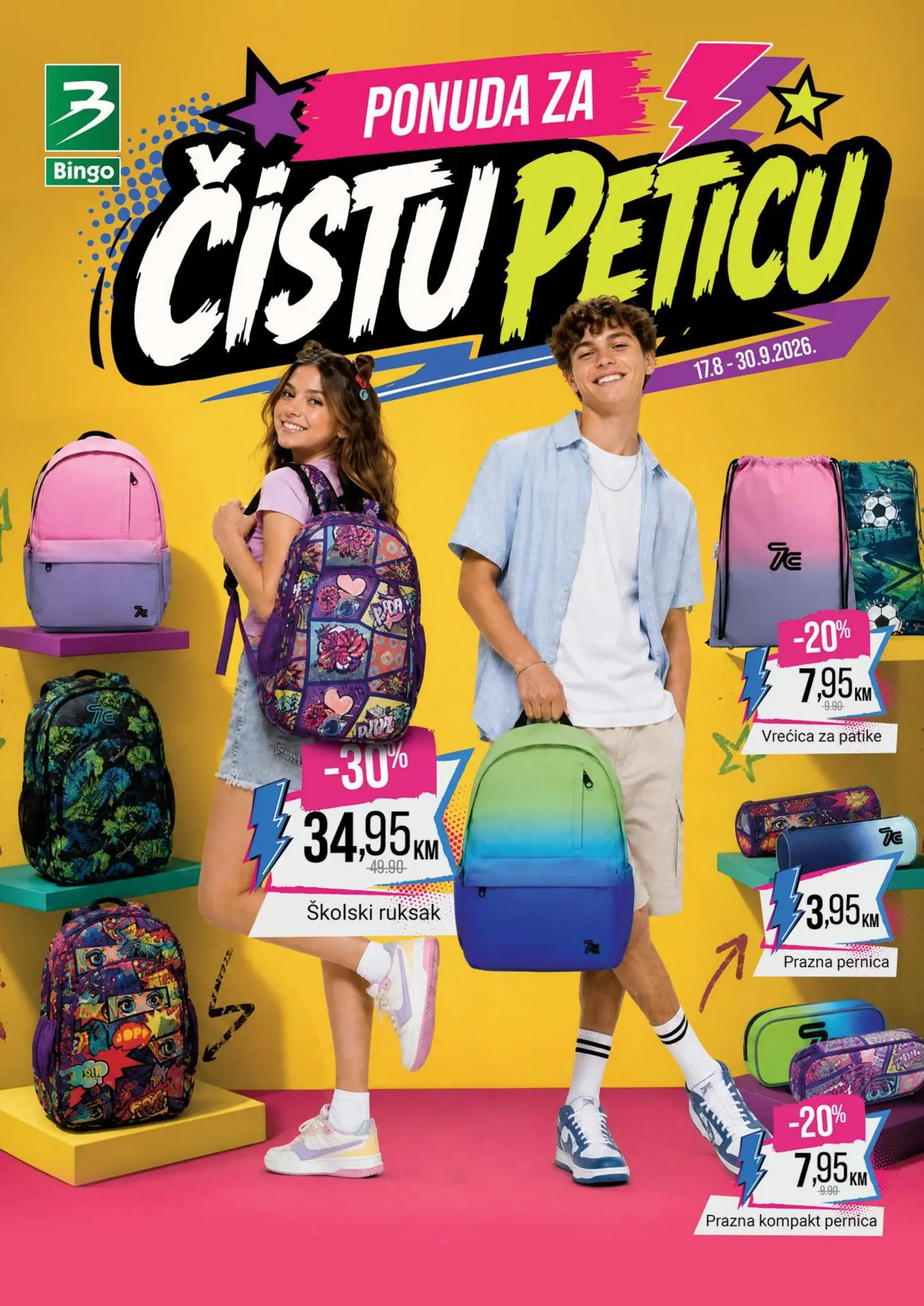 Bingo katalog PONUDA ZA ČISTU PETICU 17.8-30.9.2026. - str. 1
