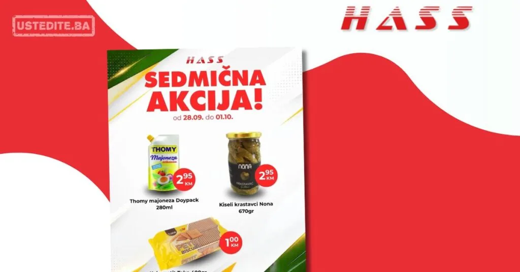 Hass komerc Zenica SEDMIČNA AKCIJA 28.9-1.10.2026.
