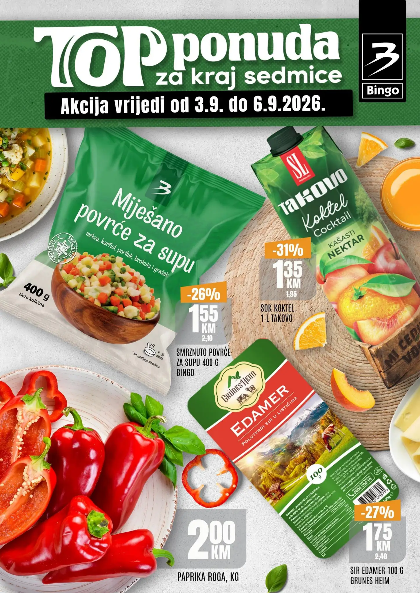 Bingo vikend akcija 3-6.9.2026. - str. 1