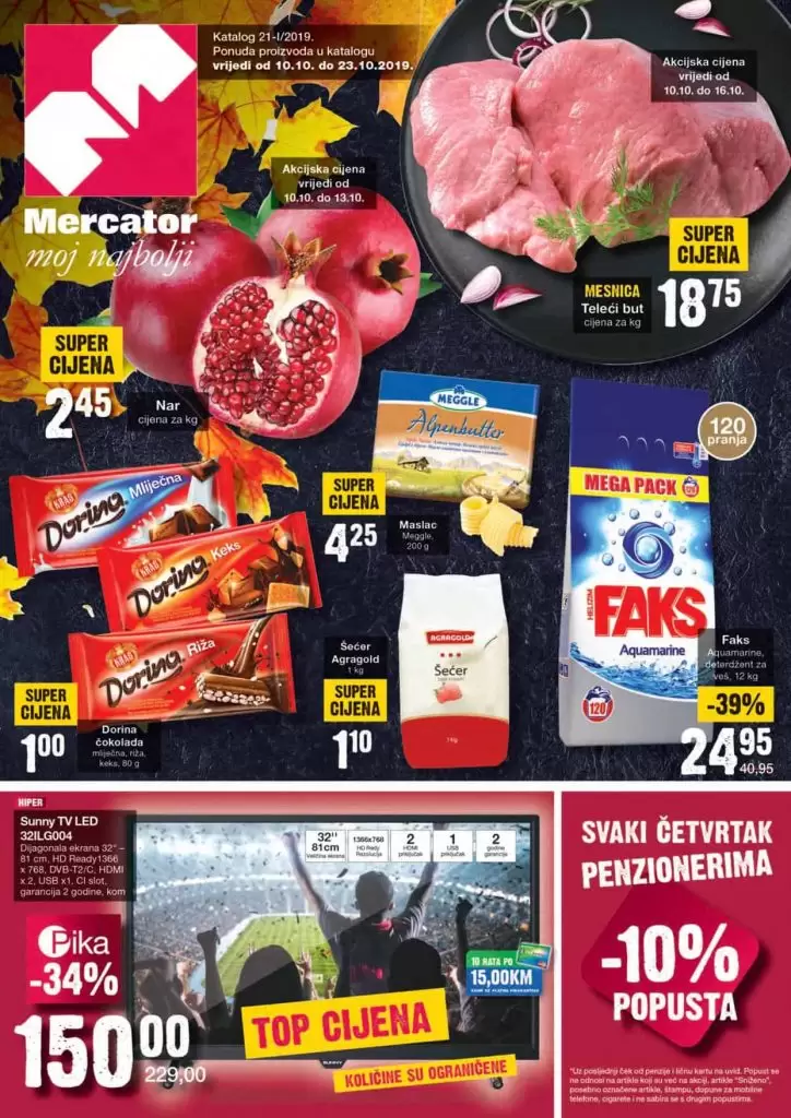 Mercator akcija prehrane