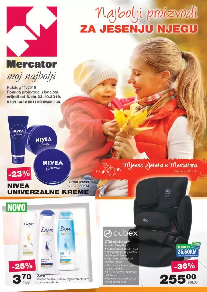 Mercator, super akcija 3.-23.10.2019. godine